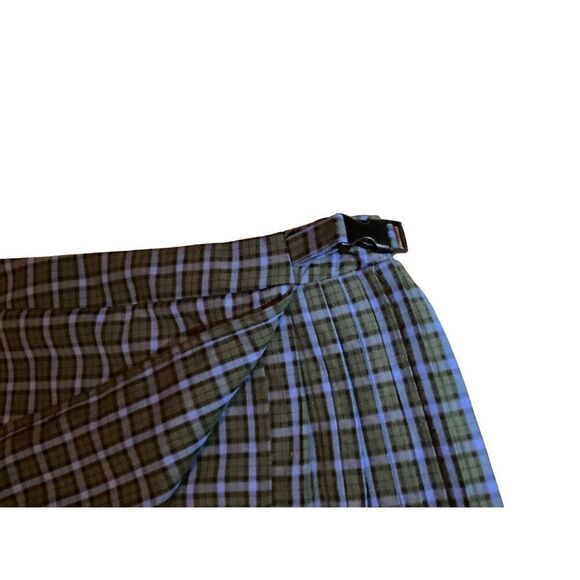 Wild Fable Plaid Pleated Skirt School Summer Spring Coastal Beach Buckle - Picture 8 of 8